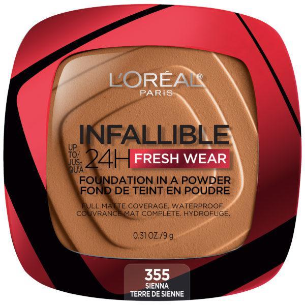 商品L'Oreal Paris|Nfallible Up To 24h Fresh Wear Foundation In A Powder,价格¥114,第3张图片详细描述