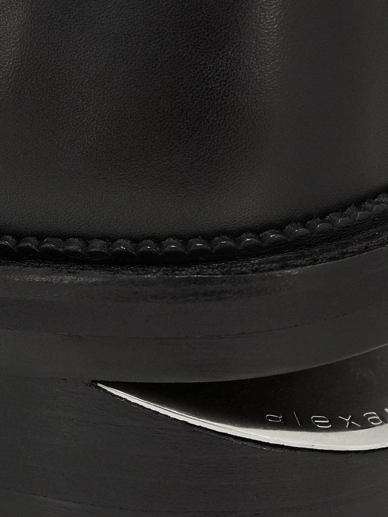 Andy Shearling-Trimmed Leather Hiking Boots 商品