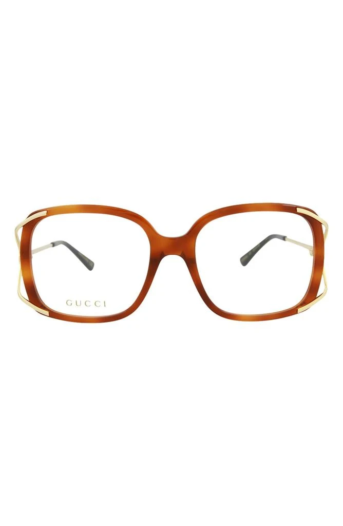 商品Gucci|55mm Square Optical Frames,价格¥1235,第1张图片