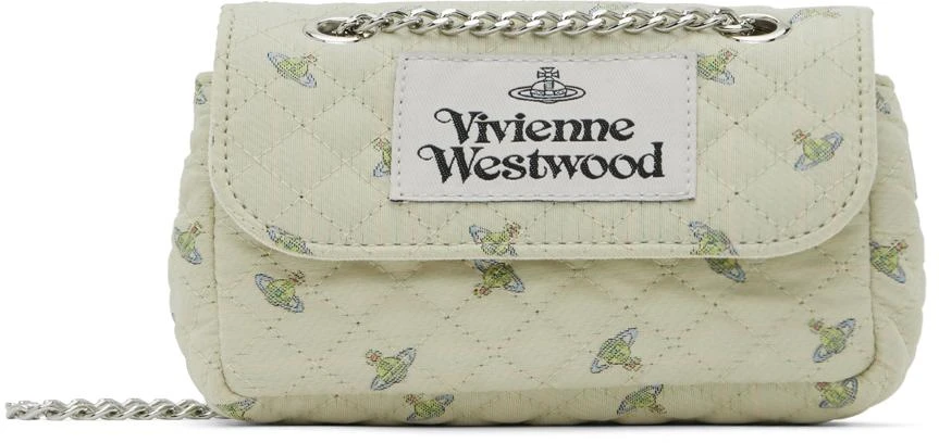 商品Vivienne Westwood|Beige Quilted Shoulder Bag,价格¥1825,第1张图片