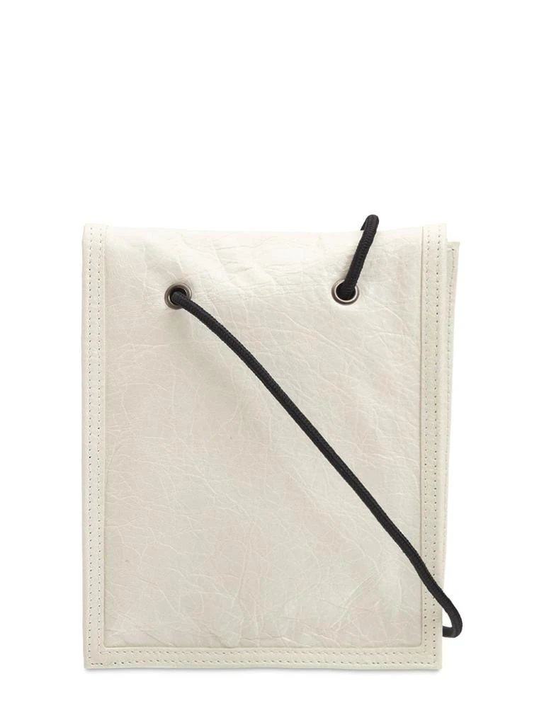 商品Balenciaga|Small Explorer Leather Pouch W/ Strap,价格¥6196,第5张图片详细描述