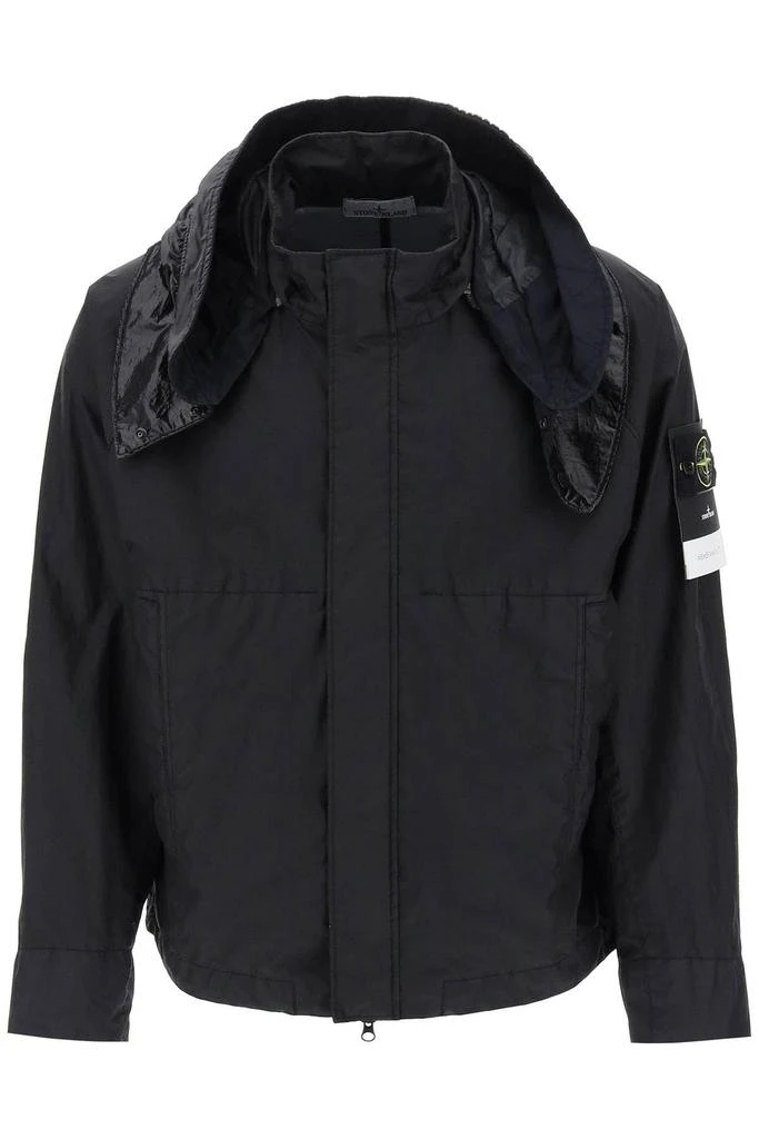 商品Stone Island|HOODED JACKET IN MEMBRANA 3L TC,价格¥2358,第1张图片