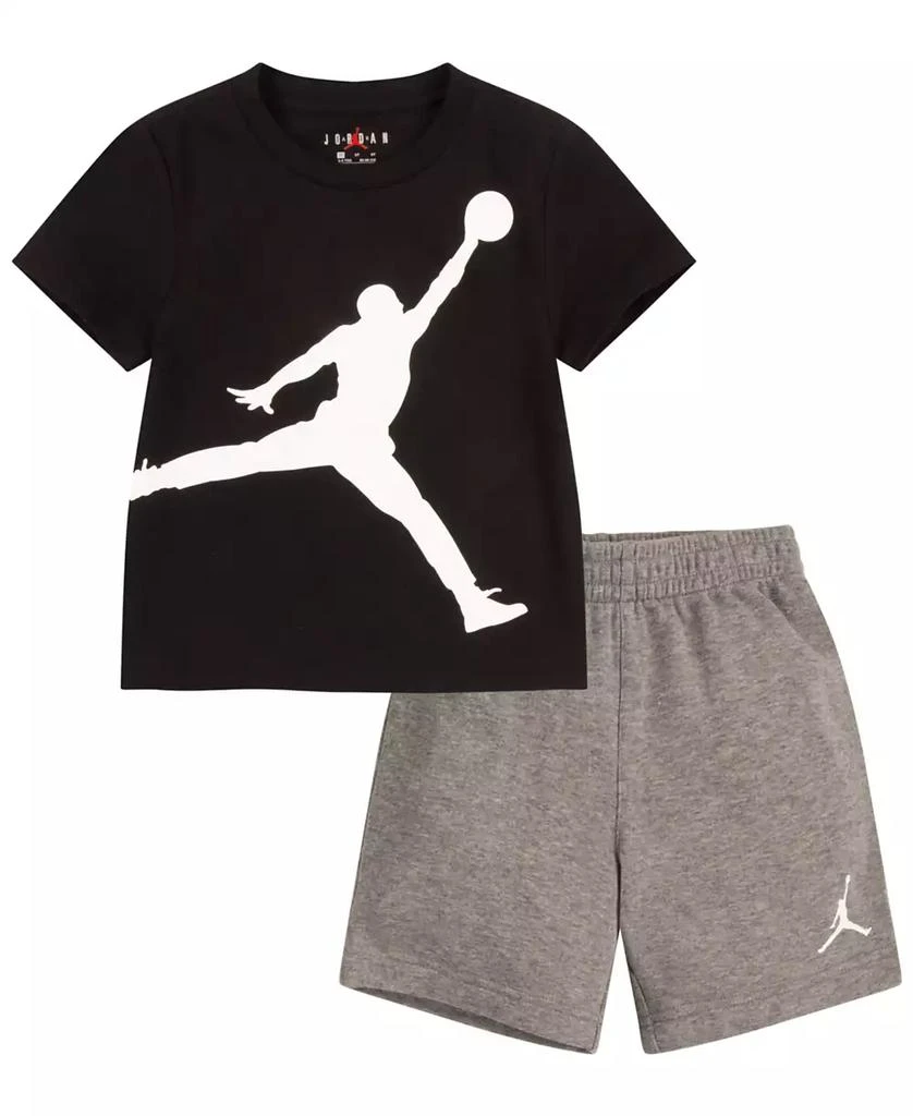 商品Jordan|Toddler Boys 2-Piece Jumbo Jumpman T-Shirt and Shorts Set,价格¥130,第1张图片