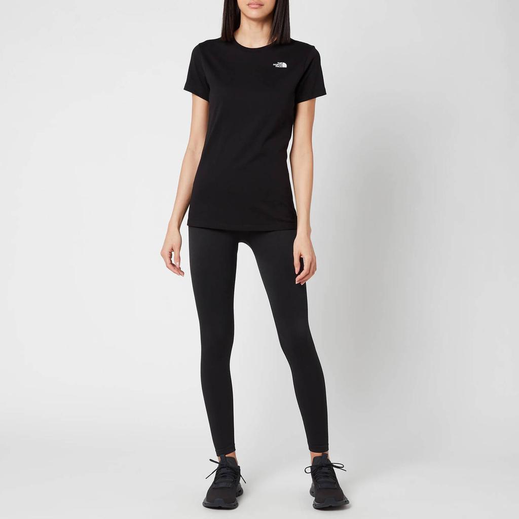 商品The North Face|The North Face Women's Simple Dome Short Sleeve T-Shirt - TNF Black,价格¥183,第5张图片详细描述