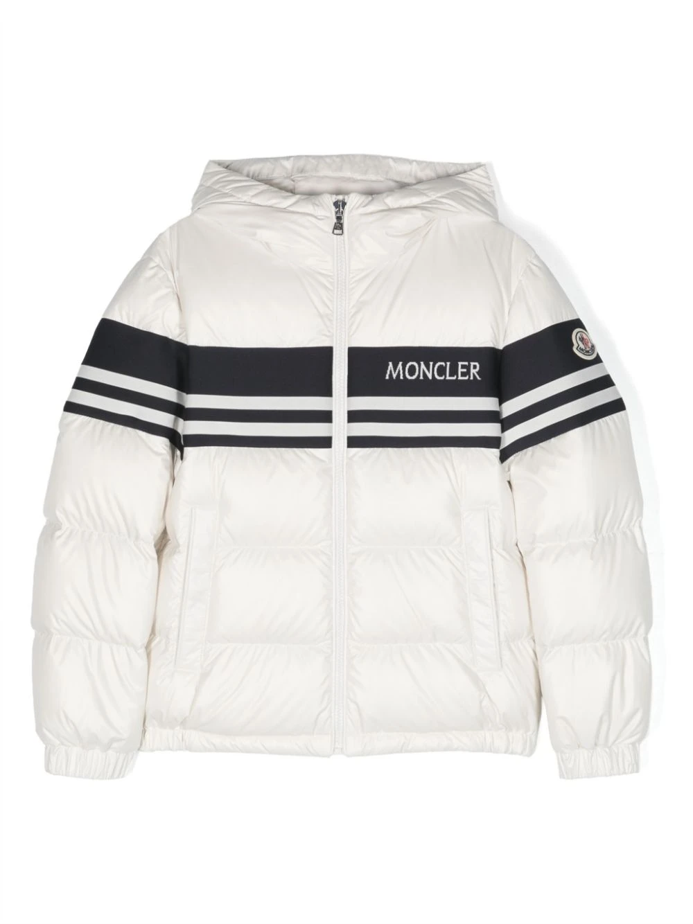 商品Moncler|Moncler 男童羽绒服 1A00057595ZJMANGAL034 白色,价格¥5564,第1张图片