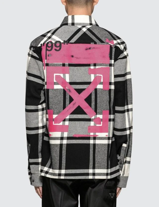 商品Off-White|Stencil Flannel Shirt,价格¥3273,第3张图片详细描述