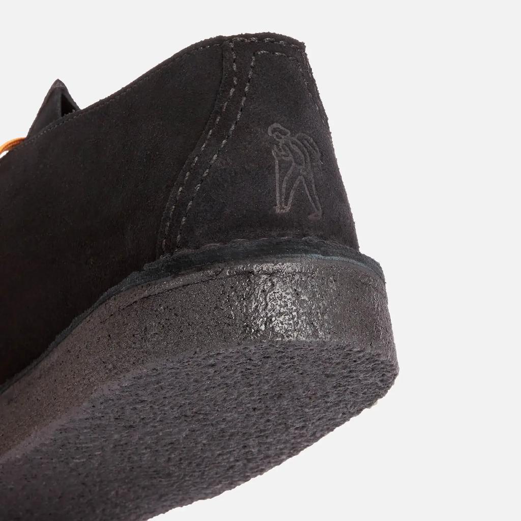 商品Clarks|Clarks Originals Men's Desert Trek Suede Shoes - Black,价格¥955,第6张图片详细描述