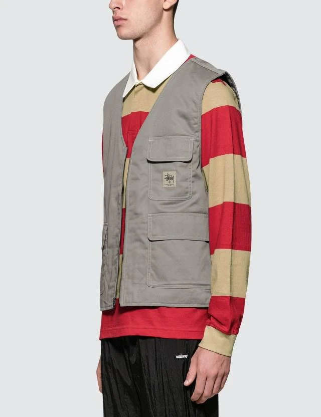 商品STUSSY|Poly Cotton Work Vest,价格¥1268,第2张图片详细描述