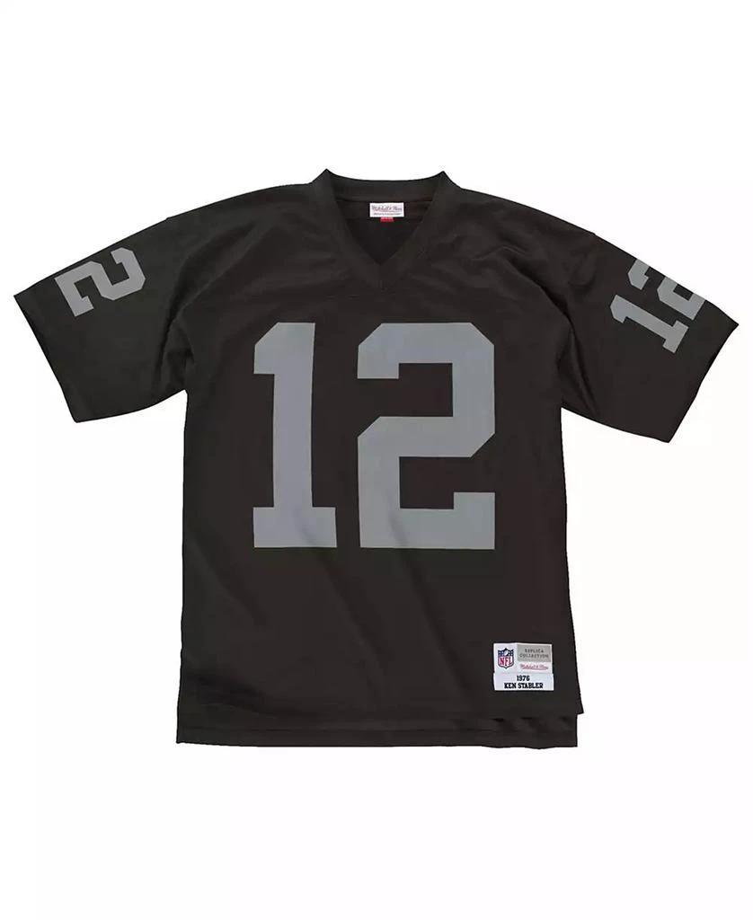 商品Mitchell and Ness|Men's Ken Stabler Black Las Vegas Raiders Legacy Replica Jersey,价格¥890,第2张图片详细描述