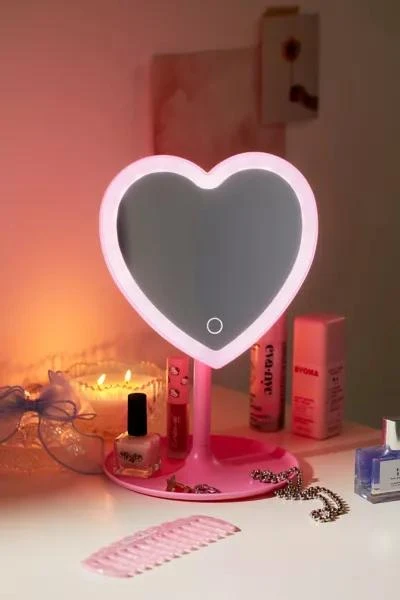 商品Urban Outfitters|UO Heartbeat Makeup Vanity Mirror,价格¥77,第1张图片