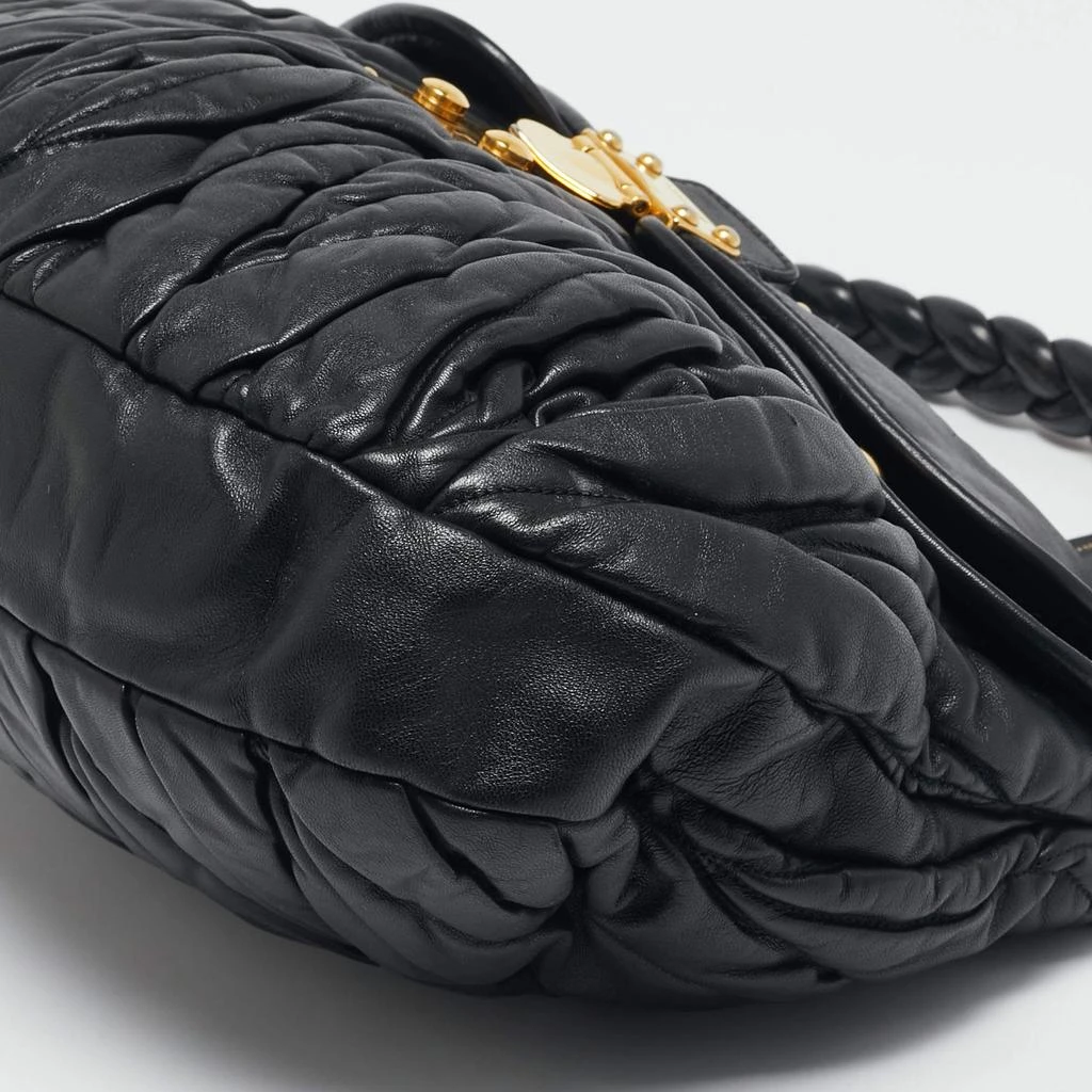 Miu Miu Black Matelassé Leather Coffer Hobo 商品