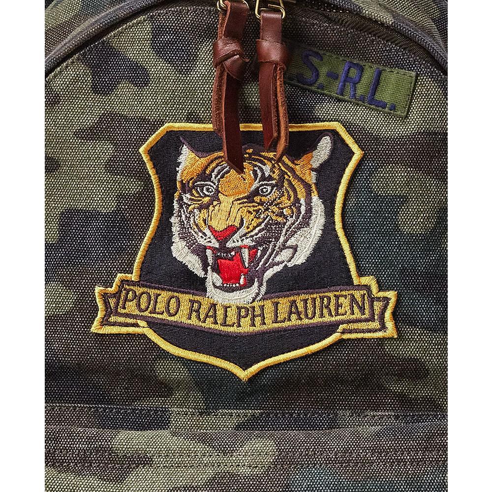 商品Ralph Lauren|Men's Tiger-Patch Camo Canvas Backpack,价格¥1862,第4张图片详细描述
