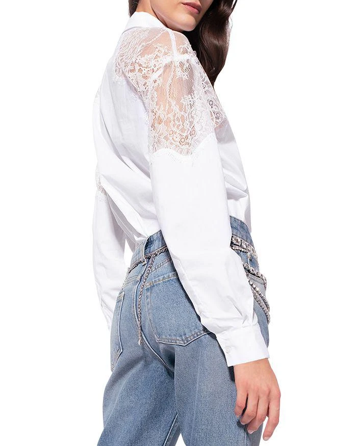 商品PINKO|Clotilde Camicia Lace Detail Blouse,价格¥774,第2张图片详细描述