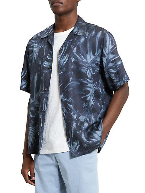 商品Theory|Noll Bold Palm Shirt,价格¥728,第4张图片详细描述