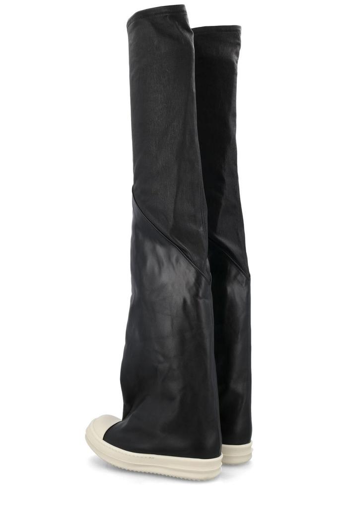 Rick Owens Contrast-Toe Thigh-High Boots商品第4张图片规格展示