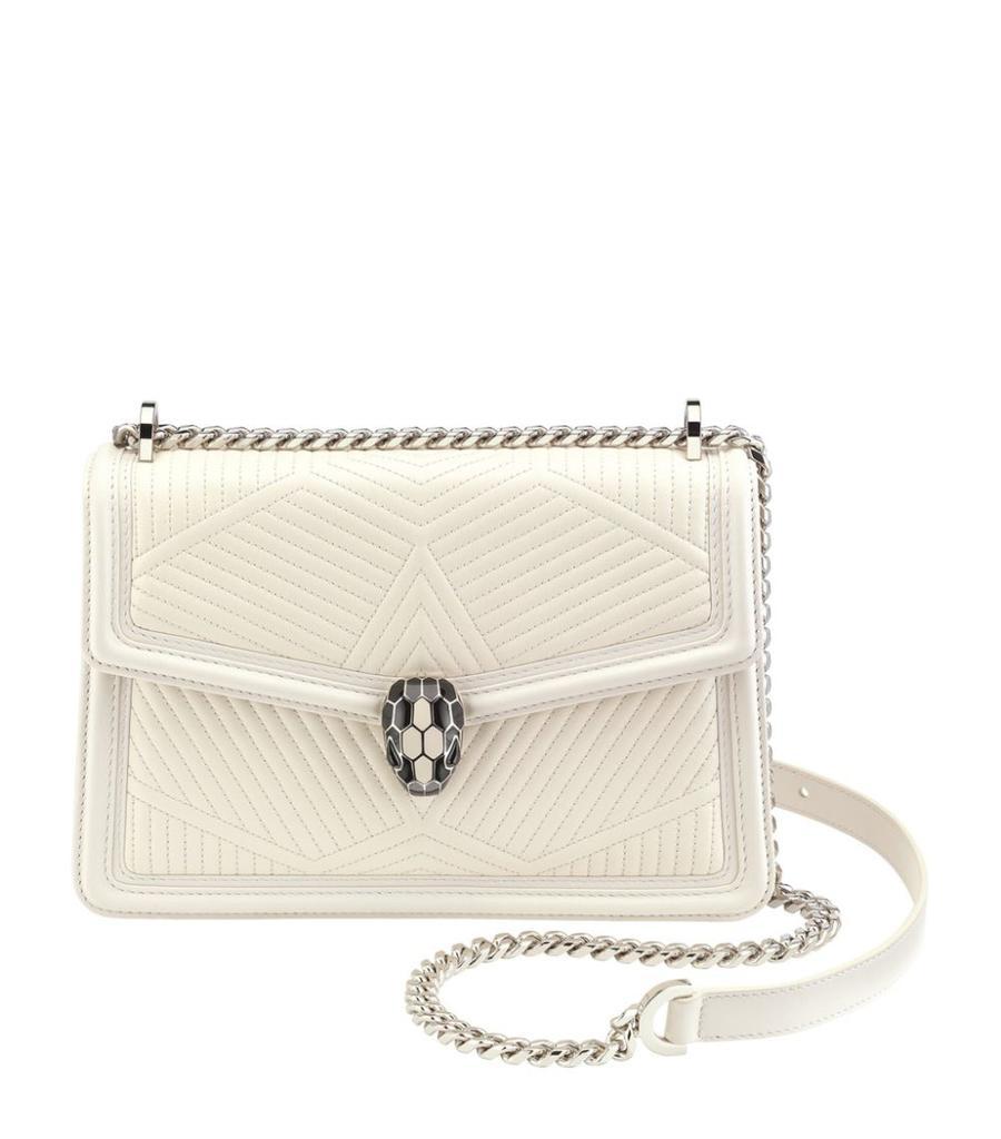 商品BVLGARI|Leather Serpenti Diamond Blast Cross-Body Bag,价格¥20293,第1张图片