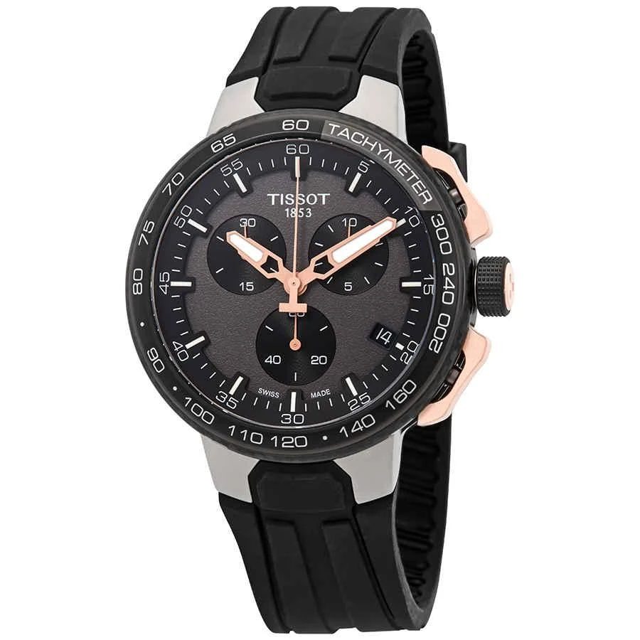 商品Tissot|T-Race Chronograph Black Dial Men's Watch T111.417.37.441.07,价格¥1332,第1张图片