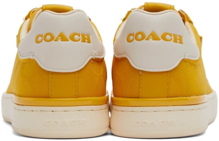 商品Coach|Yellow Lowline Sneakers,价格¥373,第2张图片详细描述