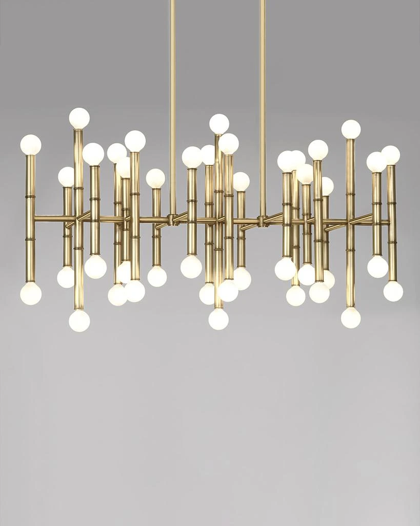 商品Jonathan Adler|Meurice 42-Light Rectangle Chandelier,价格¥12804,第2张图片详细描述
