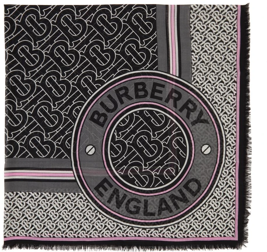 商品Burberry|Monogram 围巾,价格¥4183,第1张图片详细描述