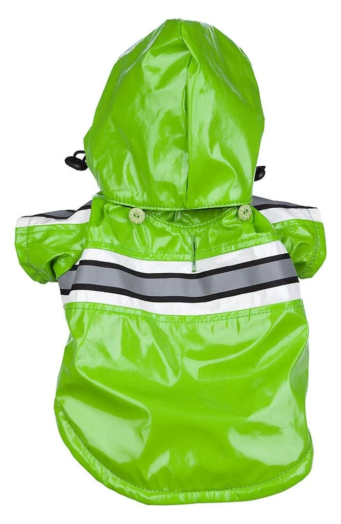 商品PET LIFE|Reflecta-Glow Adjustable and Reflective Dog Raincoat - Medium,价格¥229,第1张图片