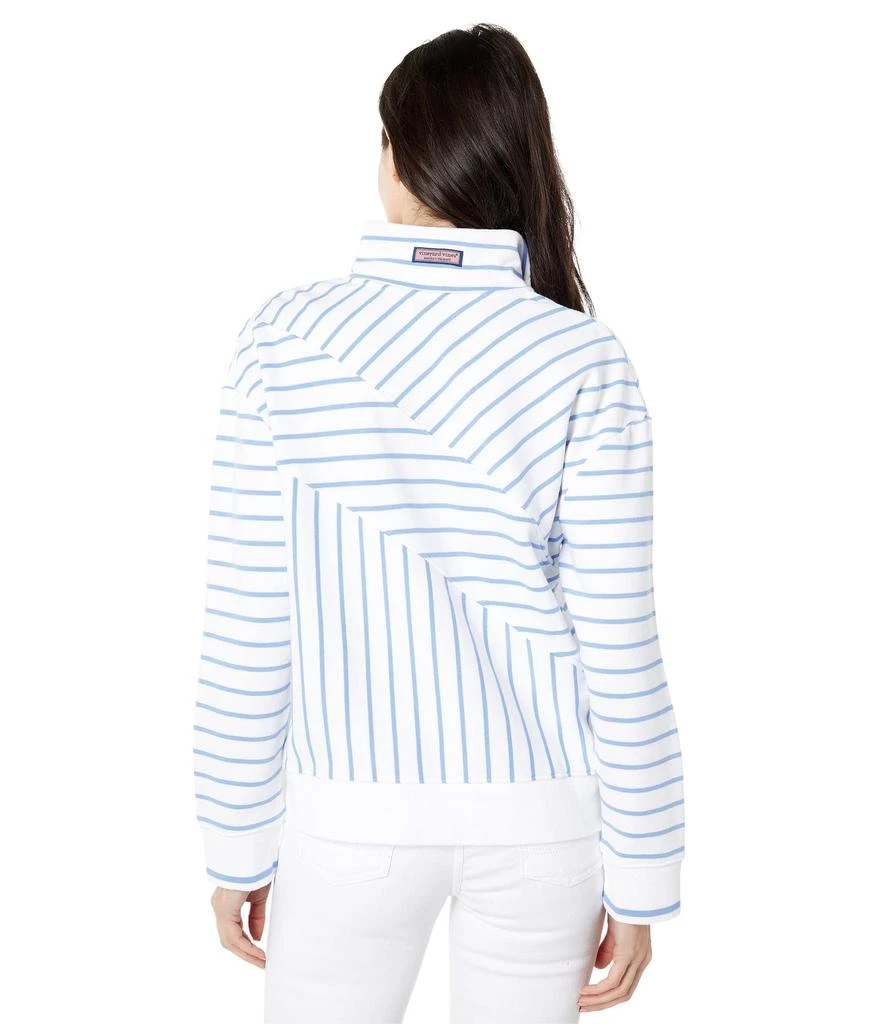 商品Vineyard Vines|Stripe Block 1/2 Zip,价格¥527,第2张图片详细描述