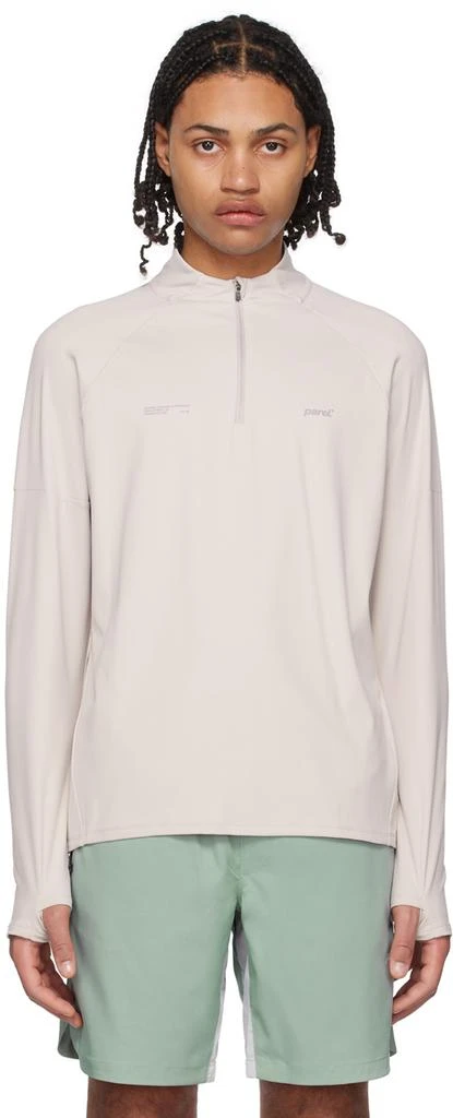 商品Parel Studios|Off-White Half-Zip Sweatshirt,价格¥1637,第1张图片