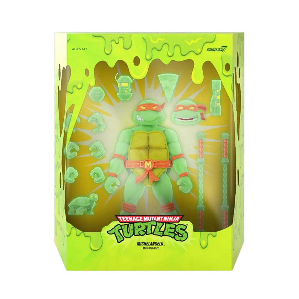 商品Super 7|Teenage Mutant Ninja Turtles Michelangelo Mutagen Ooze Glow 7" Ultimates, Action Figure,价格¥359,第2张图片详细描述