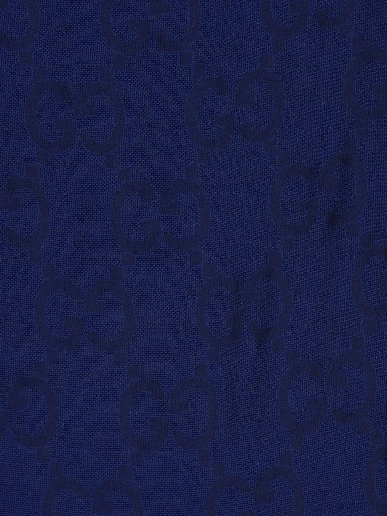 商品Gucci|Gucci Allover Monogram Jacquard Scarf,价格¥3058,第2张图片详细描述