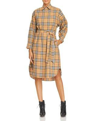 商品Burberry|Isotto Plaid 衬衫裙,价格¥3375,第1张图片