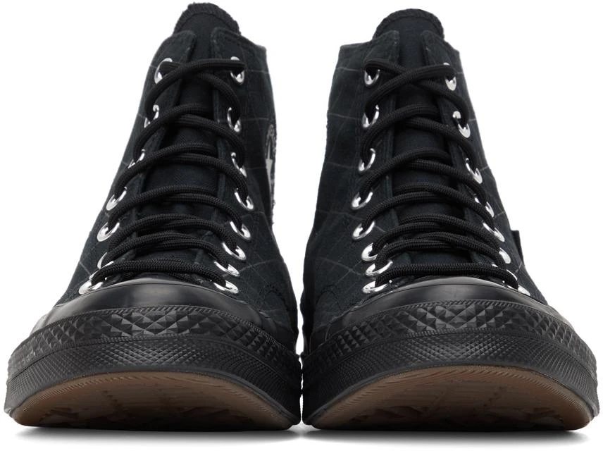 商品Converse|Black Gore-Tex Check Chuck 70 Hi Sneakers,价格¥423,第2张图片详细描述