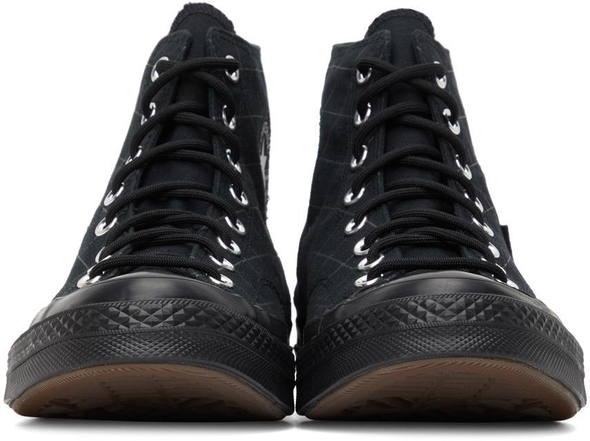商品Converse|Black Gore-Tex Check Chuck 70 Hi Sneakers,价格¥865,第4张图片详细描述