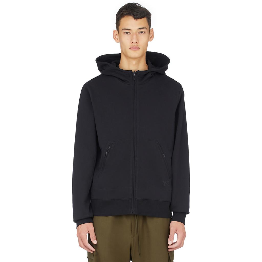 Classic Terry Utility Hoodie - Black商品第1张图片规格展示