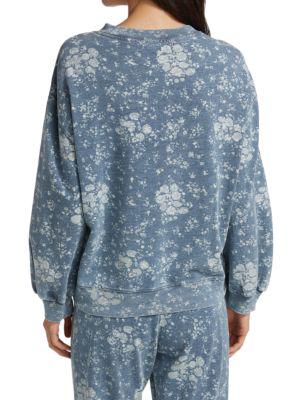 Floral Cotton Sweatshirt商品第2张图片规格展示