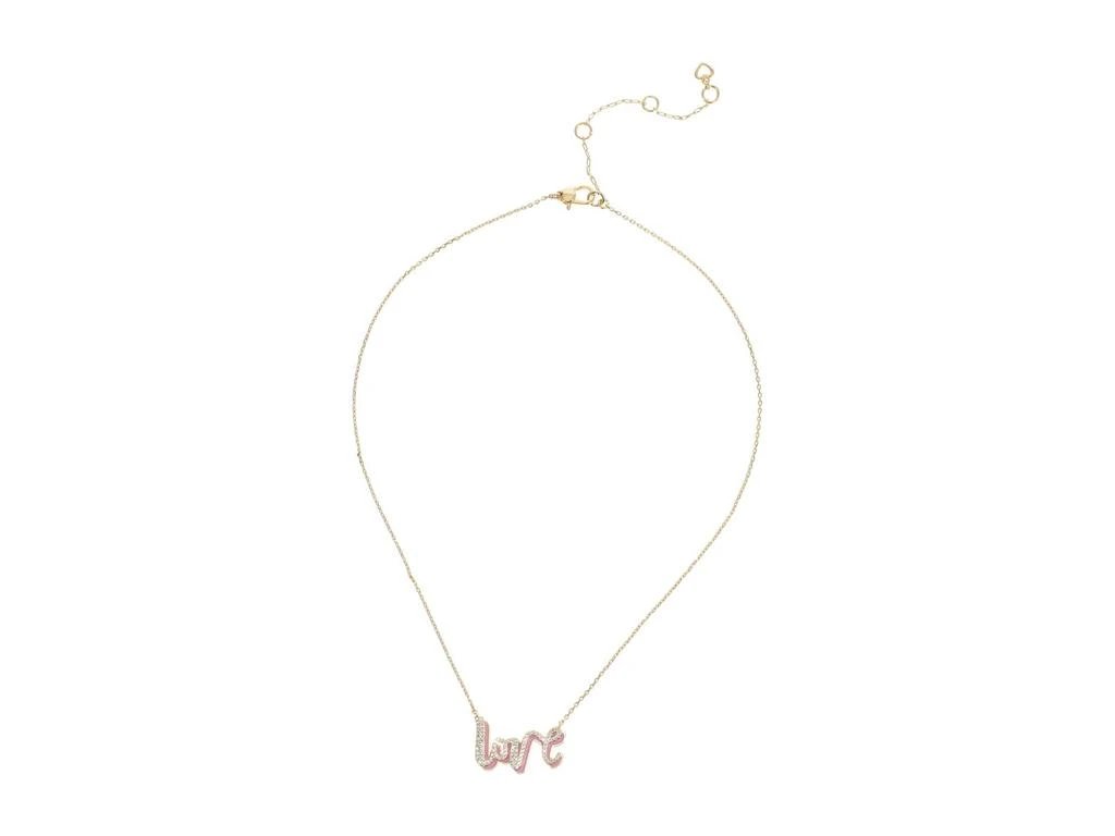 商品Kate Spade|Say Yes Love Pendant Necklace,价格¥506,第2张图片详细描述