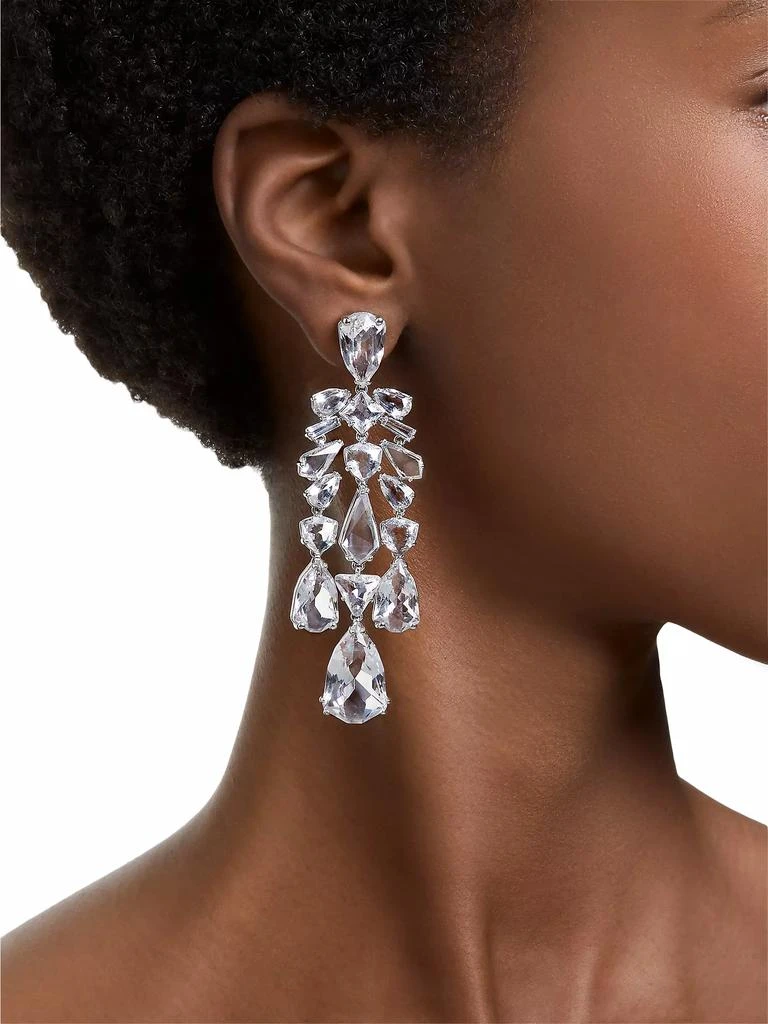 商品Swarovski|Mesmera Rhodium-Plated & Crystal Clip-On Earrings,价格¥3223,第2张图片详细描述