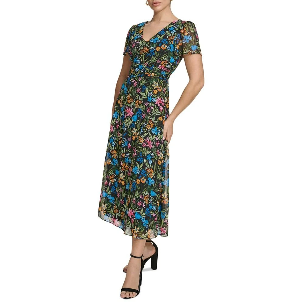 商品Kensie|Women's Floral-Print A-Line Dress,价格¥958,第3张图片详细描述