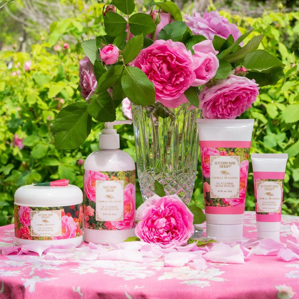 商品Camille Beckman|Glycerine Hand Therapy™ 8oz Glycerine Rosewater,价格¥157,第4张图片详细描述