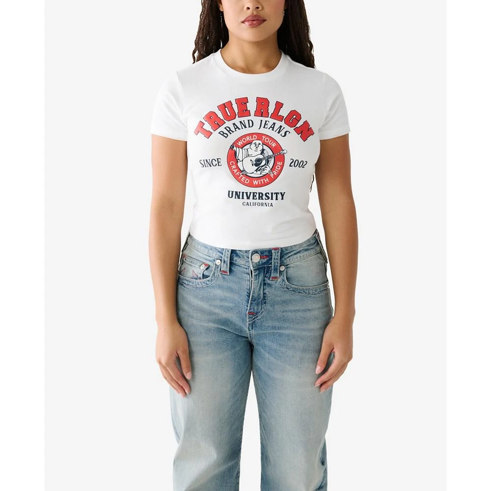 商品True Religion|Women's Short Sleeve Buddha Baby T-shirt,价格¥309,第1张图片
