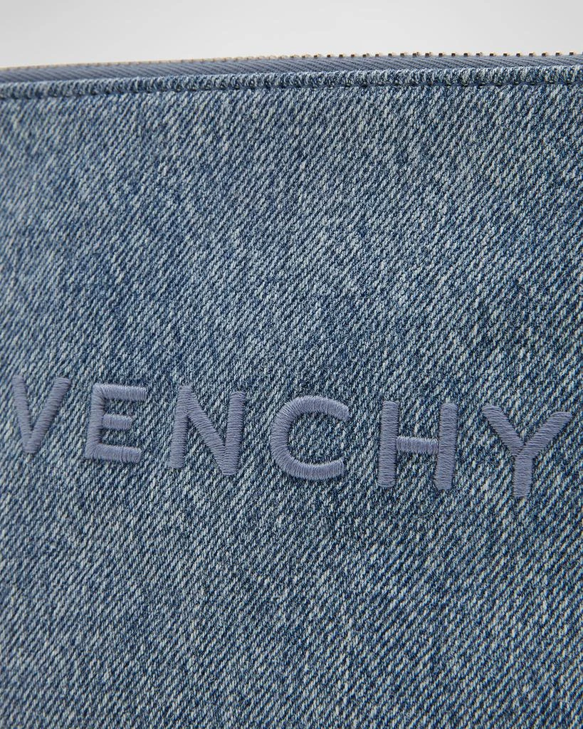商品Givenchy|Logo Denim Pouch Wristlet,价格¥4345,第5张图片详细描述