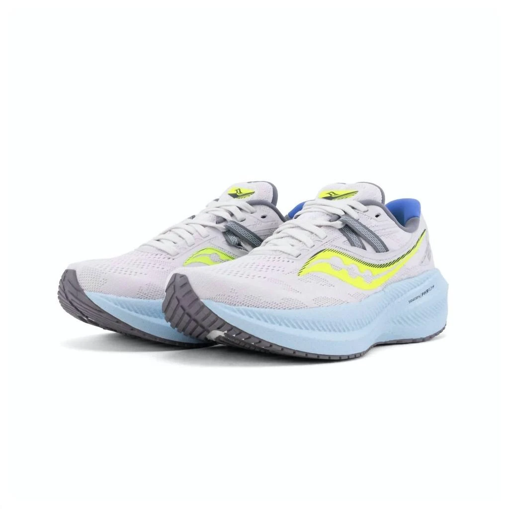 商品Saucony|Women's Triumph 20 Running Shoes - Medium Width In Fog/vapor,价格¥1003,第3张图片详细描述