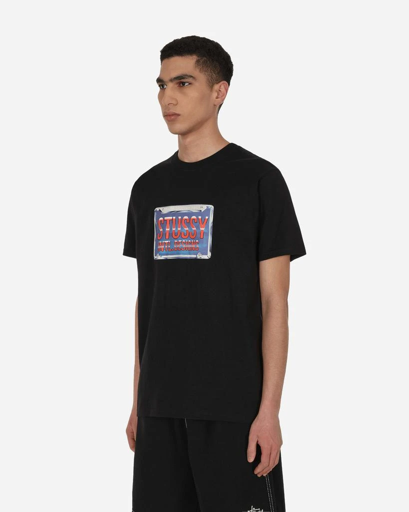 商品STUSSY|Plates T-Shirt Black,价格¥141,第2张图片详细描述