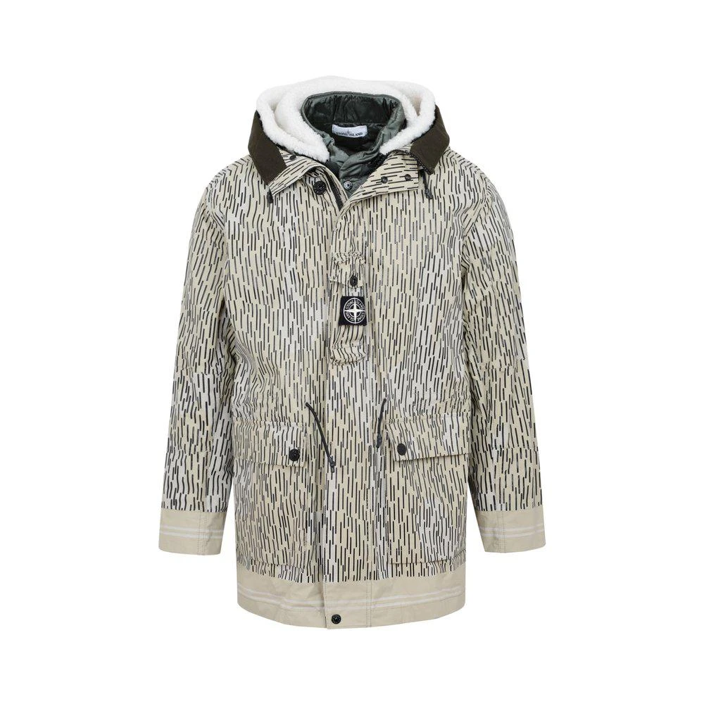 商品Stone Island|Stone Island Printed Layered Parka,价格¥12153,第1张图片