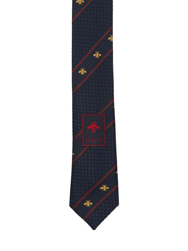 商品Gucci|7cm Bee Web Silk Tie,价格¥1619,第3张图片详细描述