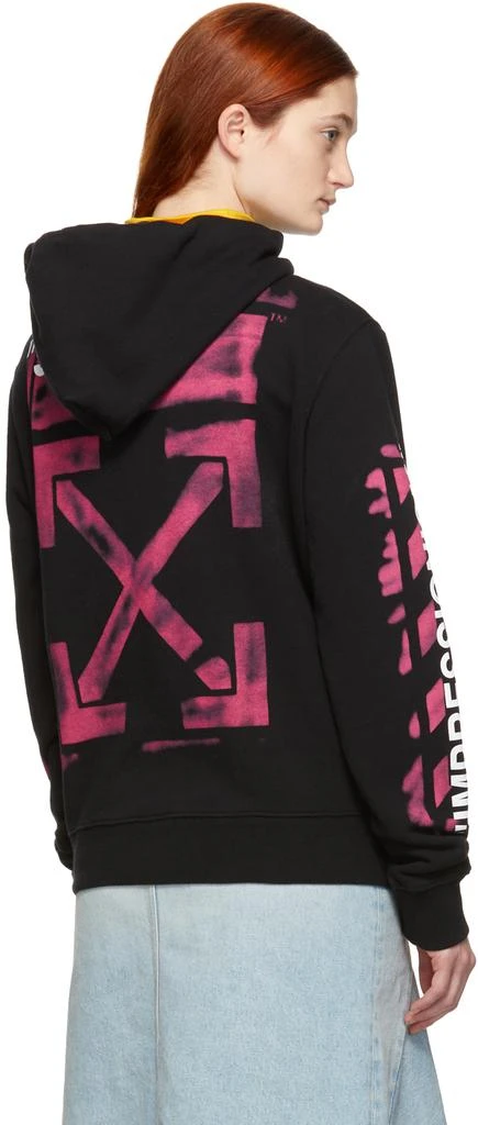 商品Off-White|Black 'Impressionism' Diagonal Stencil Hoodie,价格¥2935,第3张图片详细描述