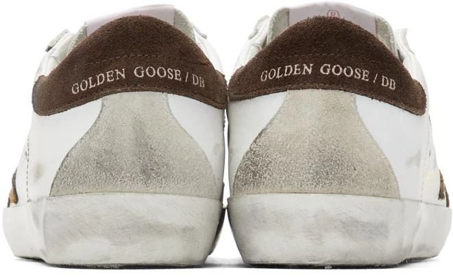 商品Golden Goose|White & Brown Star Superstar Sneakers,价格¥4395,第4张图片详细描述