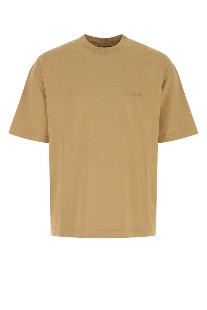Balenciaga BB Logo Embroidered Crewneck T-Shirt商品第1张图片规格展示