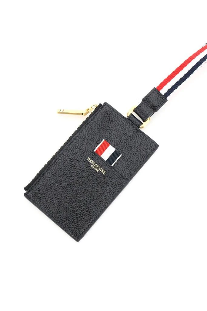 商品Thom Browne|CARDHOLDER WITH TRICOLOR STRIPE,价格¥2742,第3张图片详细描述