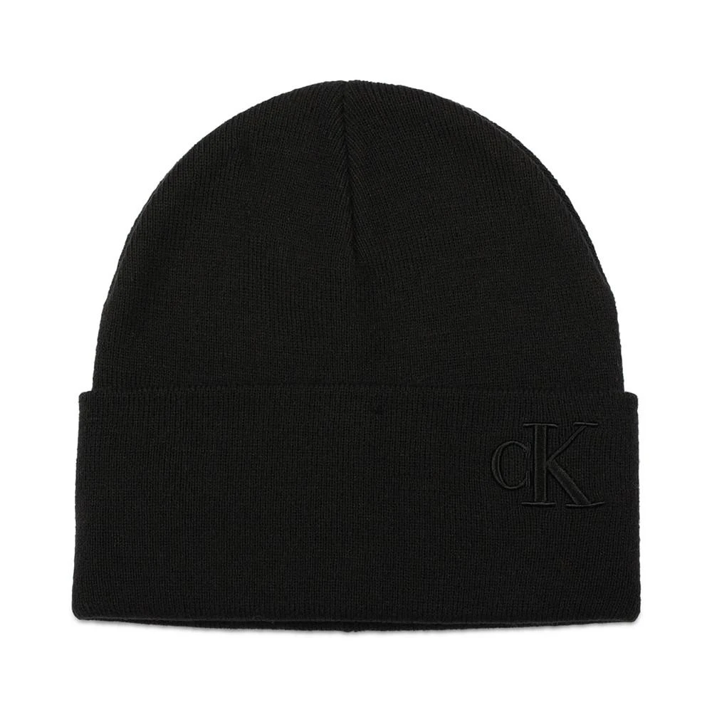 商品Calvin Klein|Men's Embroidered Beanie & Scarf Set,价格¥387,第3张图片详细描述