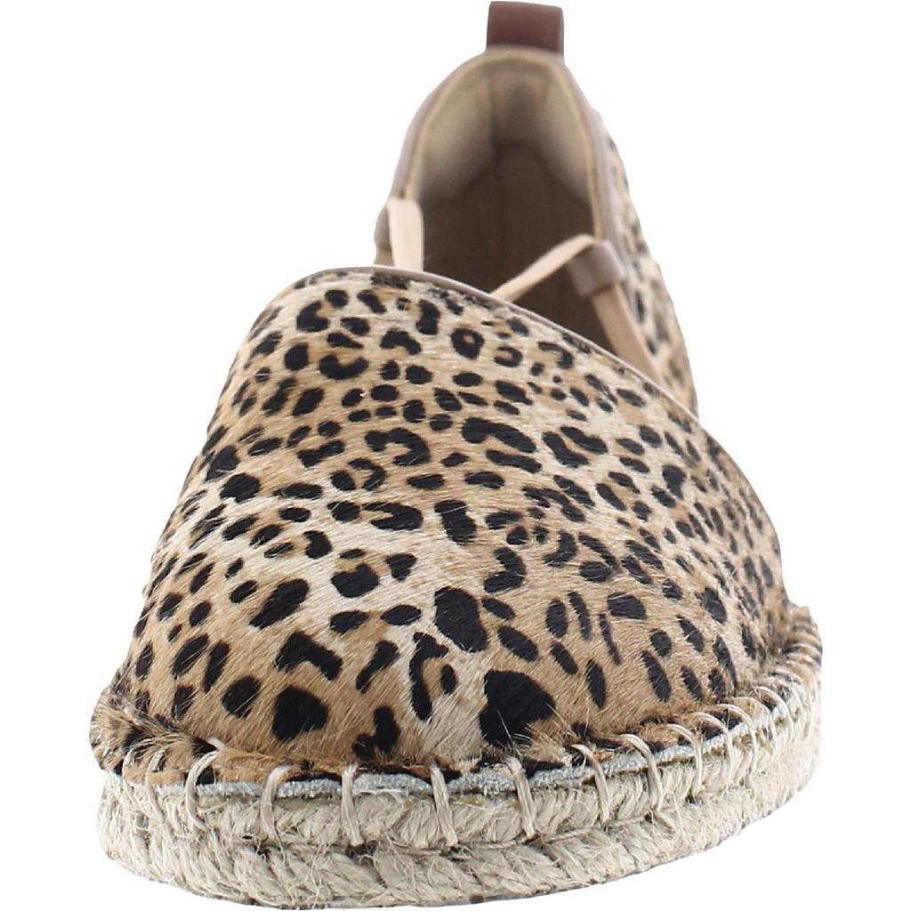 商品Rockport|Rockport Womens Seaview Leather Leopard Print Flatform Sandals,价格¥221,第5张图片详细描述